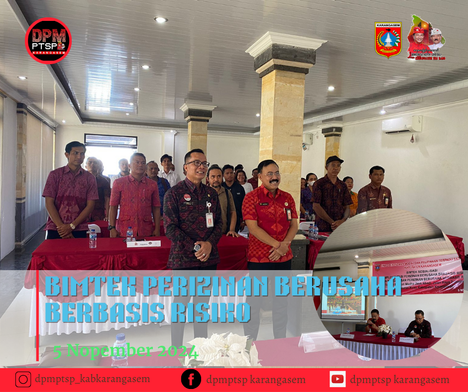 BIMTEK PERIZINAN BERUSAHA BERBASIS RISIKO